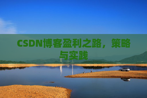 CSDN博客盈利之路，策略与实践